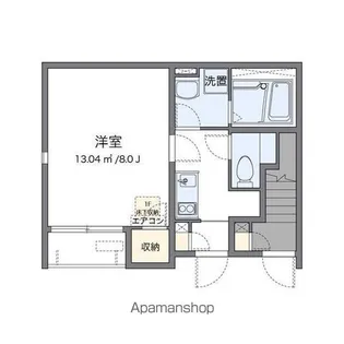 レオネクストエトワール小幡南【106号室】の間取り