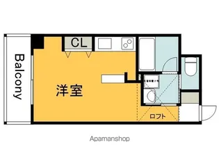 X−SELLヒラモト平和大通り【403号室】の間取り