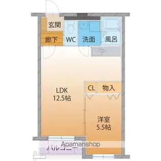 HEARTFUL Y.N.S【1階】の間取り