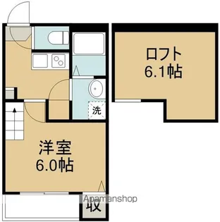 ハーモニーテラスS【2階】の間取り