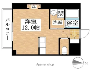 PRIMIYELL【101号室】の間取り