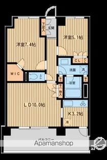 HF若林公園レジデンス【5階】の間取り