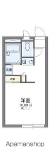 レオパレスビクトリーI【201号室】の間取り