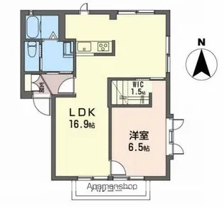 ディアコート多賀城D【1階】の間取り