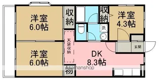 グリーンタウン鶴ヶ島【3階】の間取り