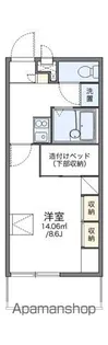 レオパレスプレミール東本浦【1階】の間取り