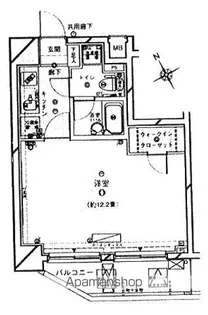 サンスタレ西浅草【10階】の間取り