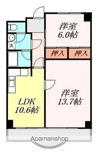 第三岡田マンション【303号室】の間取り