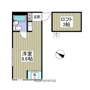 ブルーメヤツカ38【203号室】の間取り