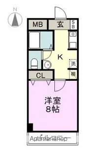 マンション北駅【305号室】の間取り