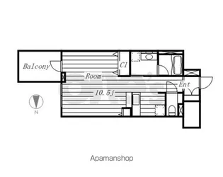 御幸レジデンス丸の内【6階】の間取り
