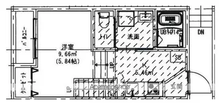 アルバトロスⅡ【202号室】の間取り