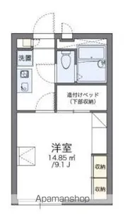 レオパレスエントラレ【1階】の間取り