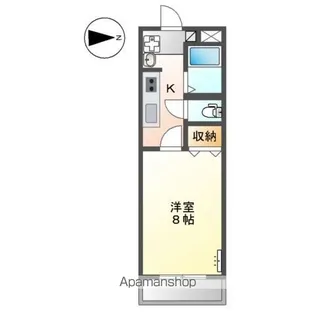 クリオコート【4階】の間取り