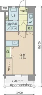 ミルフィーユ90【902号室】の間取り