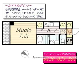 パークサイド砂山【6階】の間取り