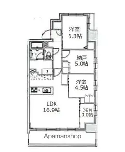 アーバンパーク立石【6階】の間取り