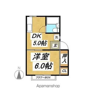 東京都練馬区桜台3丁目【アパート】の間取り