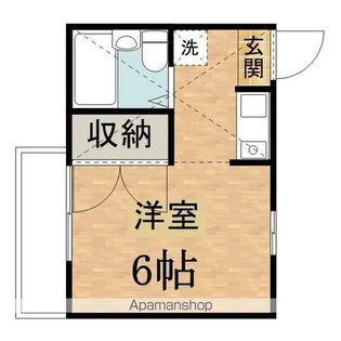 シャルマンハウス石田1号館【106号室】の間取り