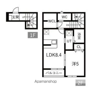 GRAN CLASS V(グラン クラス)【2階】の間取り