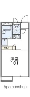 レオパレス晴雅【2階】の間取り