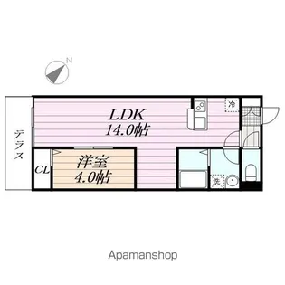 イーグルワン【1階】の間取り