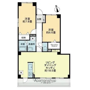 カサデルフェレオⅡ【2階】の間取り