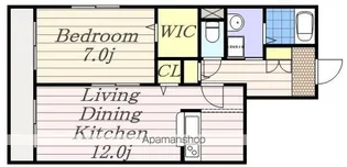 ピュア・スカイ【2階】の間取り