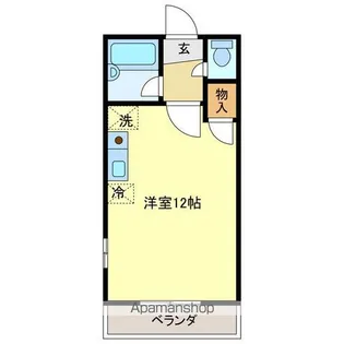 パステルクボ18【3階】の間取り
