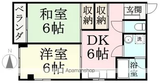キャッスル弥生【301号室】の間取り