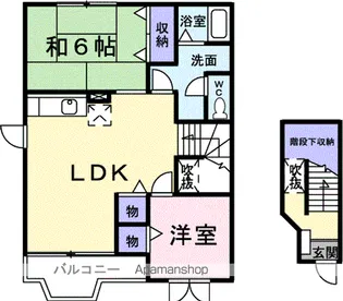 ヴィラ・グレース【2階】の間取り