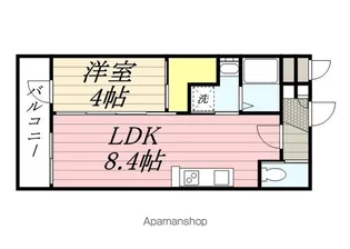 アンシャルム大濠プレミア【7階】の間取り