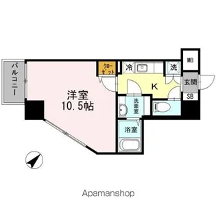 JP NOIE 早稲田【7階】の間取り