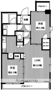 パール蒔田【11階】の間取り