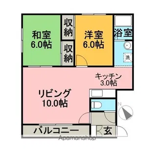 ドルチェ-Ⅰ【204号室】の間取り