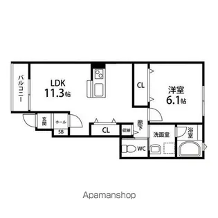 アゼリアフォレスタ【103号室】の間取り