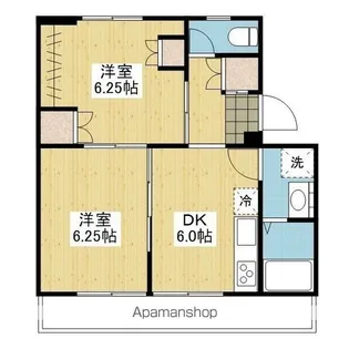 アルト堀江 1号棟【408号室】の間取り