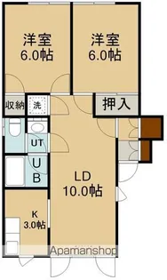 美原エクセレント【2階】の間取り