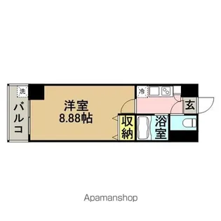 TOTSU RESIDENCE HAKATA EAST【5階】の間取り