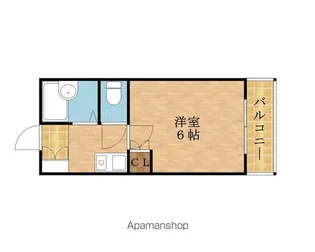 エムロード蒲生【4階】の間取り