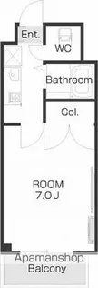 コンフォート藤江【102号室】の間取り