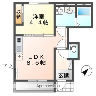 レジデンス【1階】の間取り