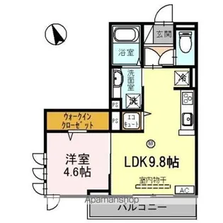 サニーガーデン日之出【3階】の間取り