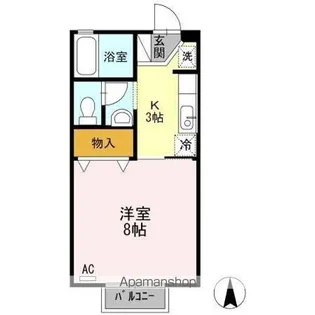 サンハイツ(林町)【2階】の間取り