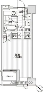 カスタリア銀座【4階】の間取り