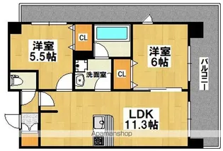 プレステージ10番館【603号室】の間取り