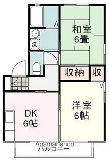 ディアスK【201号室】の間取り
