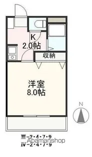 クレイドルⅢ・Ⅳ【2階】の間取り