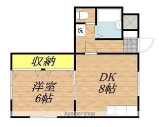 アイリス別府【101号室】の間取り