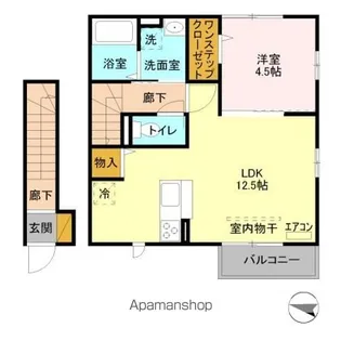 プリムローズ【2階】の間取り